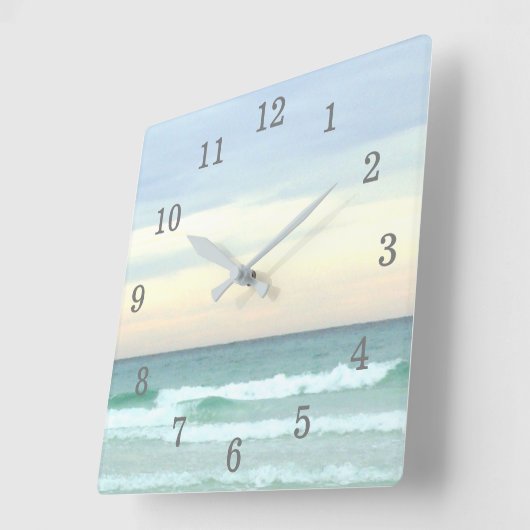 Destin's Emerald Waters Vierkante Klok (Hoek)