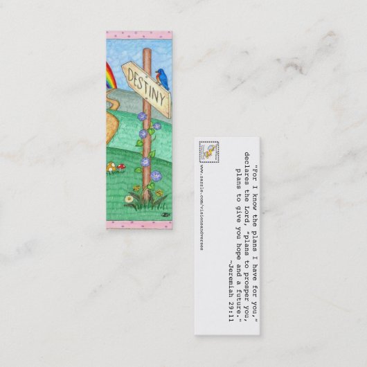 Destiny Book Mark (set van 20) Mini Visitekaartje