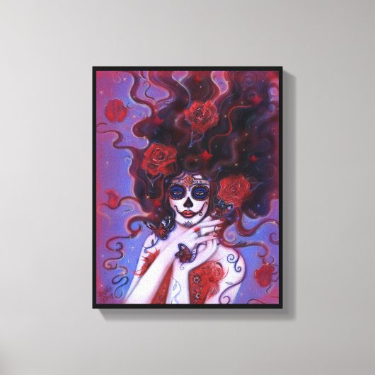 Destiny Day of the Dead poster van Renee Canvas Afdruk (Voorkant)