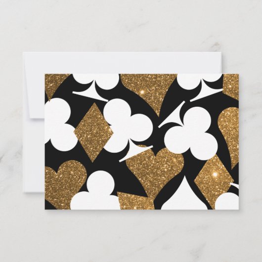 Destiny Gold Las Vegas Wedding QR code Antwoord (Achterkant)