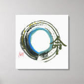 Destiny in Zen, Enso Canvas Afdruk (Voorkant)