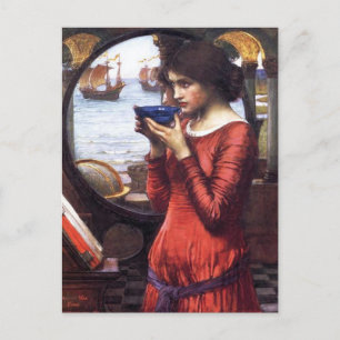 DESTINY JOHN WATERHOUSE  LADY ART BRIEFKAART