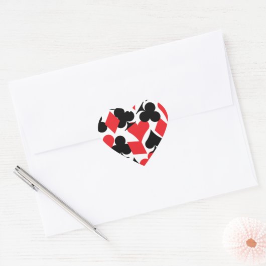 Destiny Las Vegas bruiloft hart Sticker (Envelop)