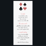 Destiny Las Vegas Bruiloft Menu Roos Gouden Glitte<br><div class="desc">Perfect voor een glitzy nacht van Las Vegas romance,  goud en glitter zal je receptie laten stralen! Vergeet niet om genoeg te bestellen voor elke plaats instelling! �2birdstone 2014 Alle rechten voorbehouden.</div>