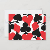 Destiny Las Vegas Bruiloft RSVP antwoordkaart (Achterkant)