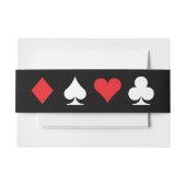 Destiny Las Vegas bruiloft uitnodiging Bellyband Uitnodigingen Wikkel (Voorkant Voorbeeld)