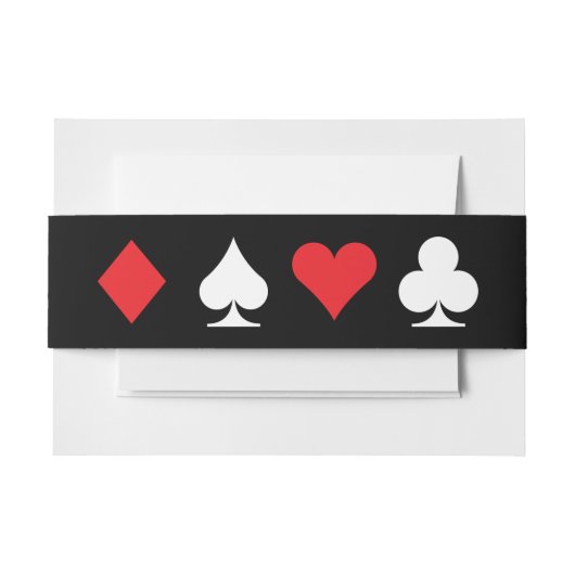 Destiny Las Vegas bruiloft uitnodiging Bellyband Uitnodigingen Wikkel (Voorkant Voorbeeld)