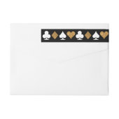 Destiny Las Vegas Glittered Gold en Black Address (Achterkant)