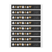 Destiny Las Vegas Glittered Gold en Black Address (Vel)