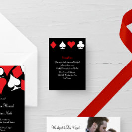 Destiny Las Vegas Huwelijksreceptie Extra info Informatiekaartje