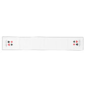 Destiny Las Vegas Rood Wit Receptie Tafelloper (Horizontaal)