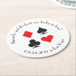 Destiny Las Vegas Trouwpapier Drink Onderzetter<br><div class="desc">Perfect voor een Vegas bruiloft in een kleine kapel van de strip,  alles wat je nodig hebt is liefde en een getuige of twee! � 2Birdstone 2013</div>