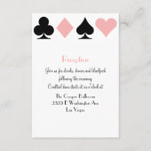 Destiny Las Vegas Wedding Reception Extra Info Informatiekaartje (Voorkant)