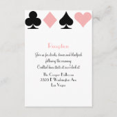 Destiny Las Vegas Wedding Reception Extra Info Informatiekaartje (Voorkant)