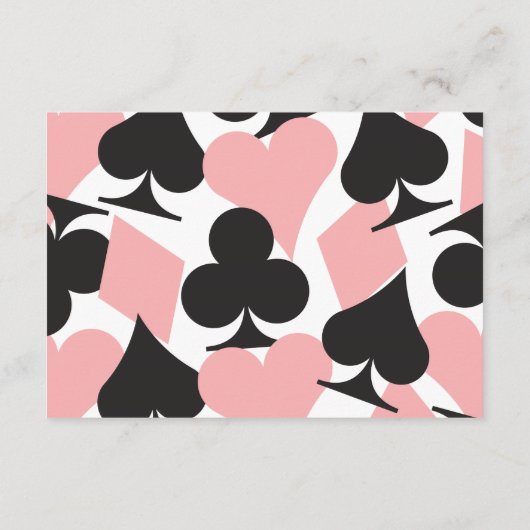 Destiny Las Vegas Wedding Reception Extra Info Informatiekaartje (Achterkant)