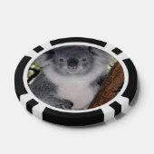 Destiny Zazzle Schattigee Koala Aussi Outback Anim Poker Chips (Enkel)