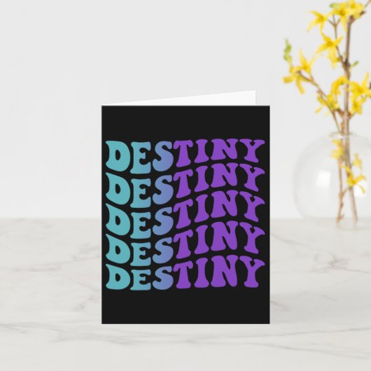 Destiny Zelfmoordpreventie Geestelijke Gezondheid Kaart (Gele Bloem)