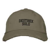 DESTREX SOLO Baseball Hat Geborduurde Pet (Voorkant)