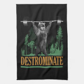 Destrominate - Beer - Funny Workout Inspirerend Theedoek (Verticaal)