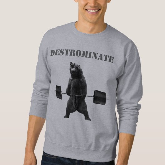 Destrominate - Deadlift Beer Trui (Voorkant)