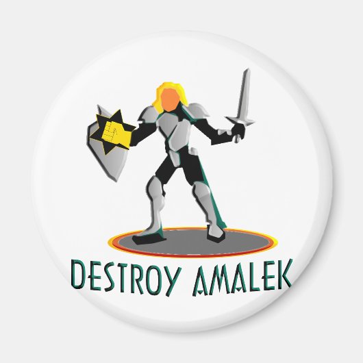 Destroy Amalek Magneet (Voorkant)