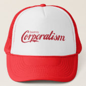 Destroy Corporatism Trucker Hat Trucker Pet (Voorkant)