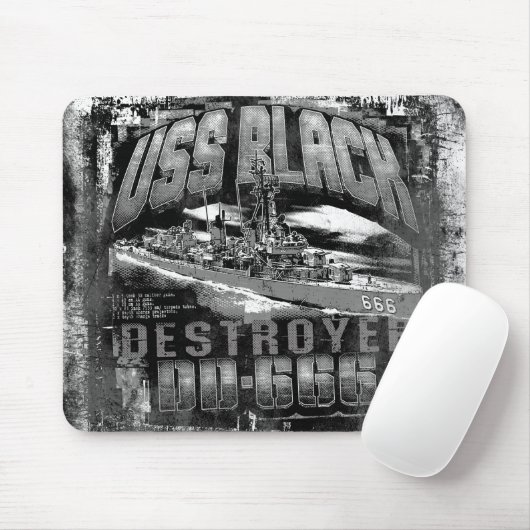 Destroyer Black Muismat Mousepad (Met muis)