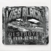 Destroyer Black Muismat Mousepad (Voorkant)