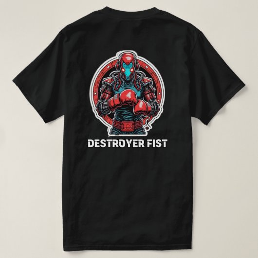 Destroyer fist t-shirt (Design achterkant)