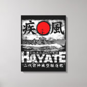 Destroyer Hayate Canvas Afdruk (Voorkant)