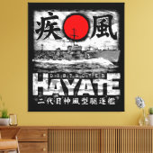 Destroyer Hayate Canvas Afdruk (Insitu (Woonkamer))