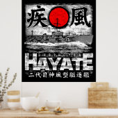 Destroyer Hayate Poster (Keuken)