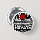 Destroyer Hayate Ronde Button 5,7 Cm (Voorkant /achterkant)