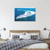 DESTROYER MET GIDDELDE MISSIE - DDG-1000 24x36 Canvas Afdruk (Insitu (Slaapkamer))