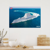 DESTROYER MET GIDDELDE MISSIE - DDG-1000 POSTER (Keuken)