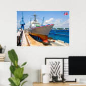 DESTROYER MET GIDDELDE MISSIE - DDG-109 POSTER (Thuiskantoor)