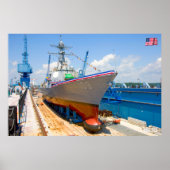 DESTROYER MET GIDDELDE MISSIE - DDG-109 POSTER (Voorkant)