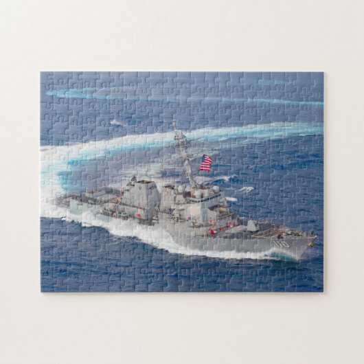 DESTROYER MET GIDDELDE MISSIE - DDG-110 (11x14 INC Legpuzzel (Horizontaal)