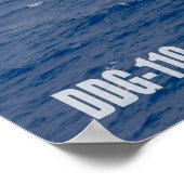 DESTROYER MET GIDDELDE MISSIE - DDG-110 POSTER (Hoek)