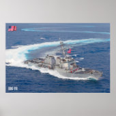 DESTROYER MET GIDDELDE MISSIE - DDG-110 POSTER (Voorkant)