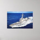 DESTROYER MET GIDDELDE MISSIE - DDG-79 40x60 Canvas Afdruk (Voorkant)