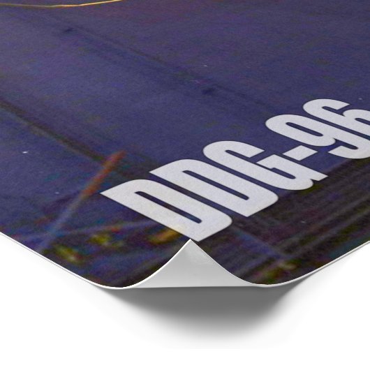 DESTROYER MET GIDDELDE MISSIE - DDG-96 POSTER (Hoek)