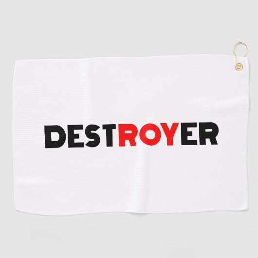 Destroyer Roy Golfhanddoek (Horizontaal)