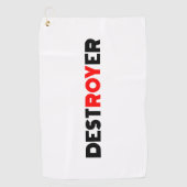 Destroyer Roy Golfhanddoek (Voorkant)