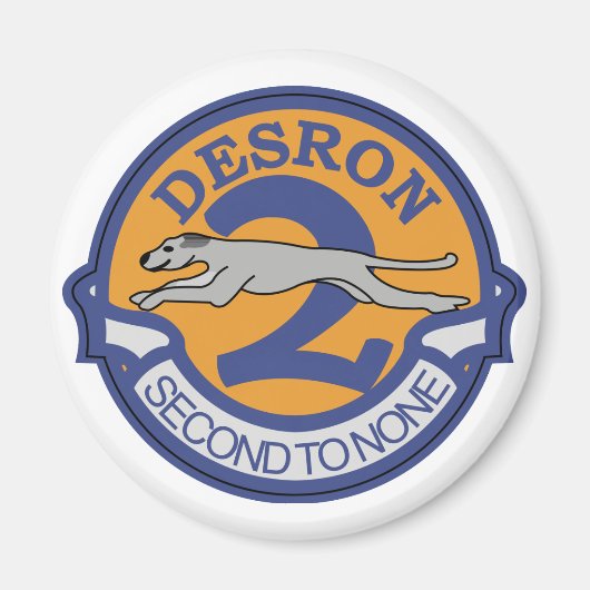 Destroyer Squadron DESRON - 2 Magneet (Voorkant)