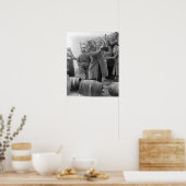 Destroying Kegs of Beer, 1924.  foto Poster (Keuken)