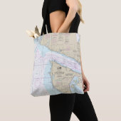 Destruction Island to Amphitrite Point Chart 18480 Tote Bag (Dichtbij)