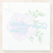 Destructively Mine Glazen Onderzetter (Achterkant)