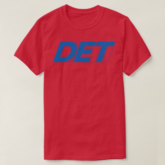 DET EXPRESS Blue T-shirt (Design voorkant)