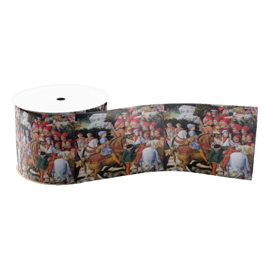 Detail from Procession of the Magus Melchior Grosgrain Lint (Spoel)